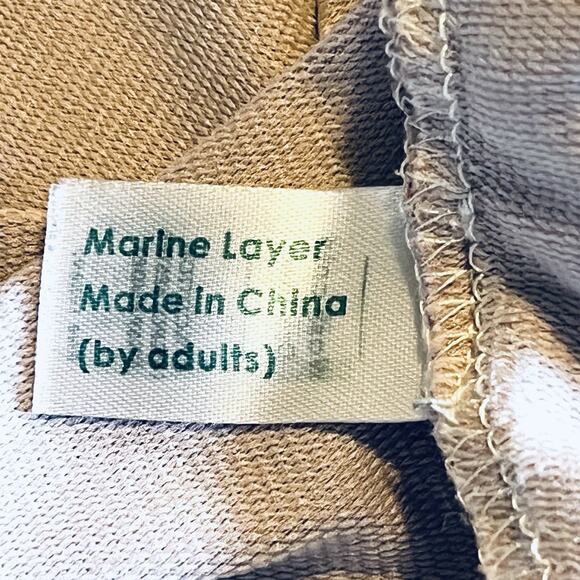 Marine Layer Cropped Hoodie Women's XL Soft Dusty Mauve Pink Lilac Drawstring - Picture 5 of 7